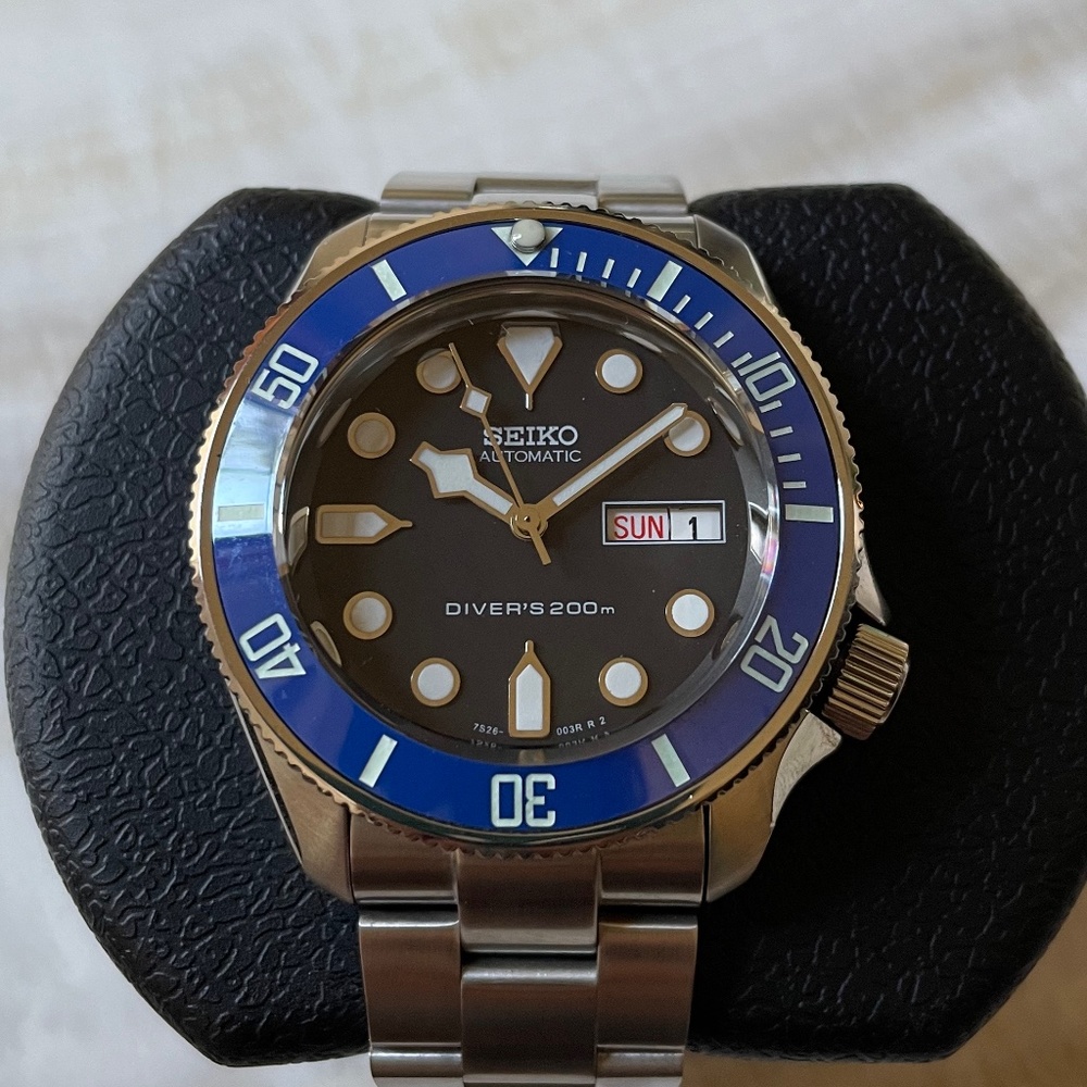 Seiko SKX-007 Watch Modified
